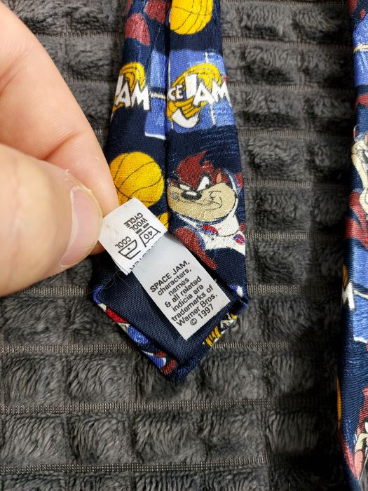 Krawat Space Jam kosmiczny mecz 155cm retro vintage 1997 rok