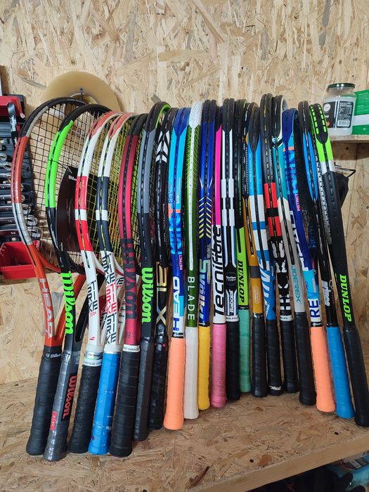 Тенісні ракетки Wilson Head Babolat Yonex Technfibre Prince Dunlop