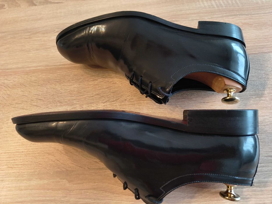 Pantofle wizytowe Santoni czarne 41