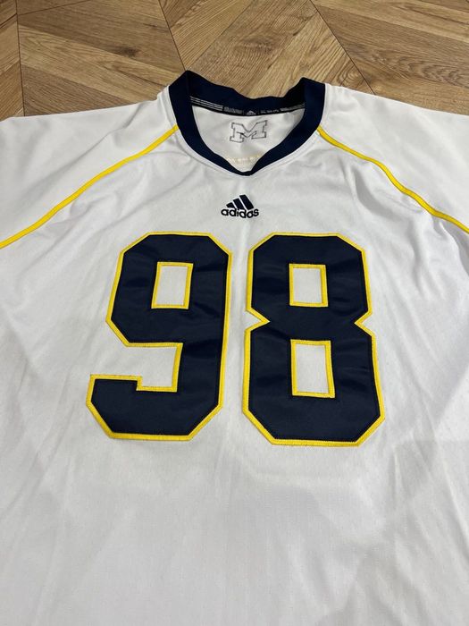 Вінтаж футболка бейсбольна Adidas 90s Michigan Wolverines XXL