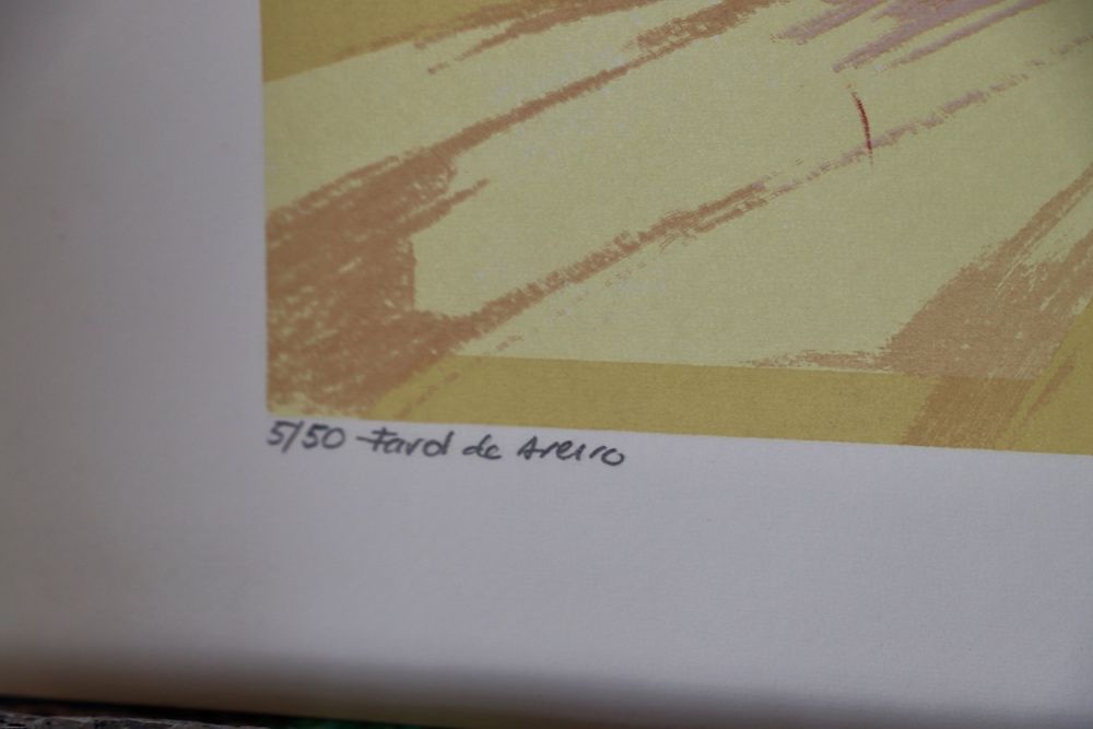serigrafia do artista Ernani Oliveira - Farol da Barra