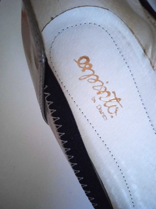 czółenka, buty damskie, skóra, 40