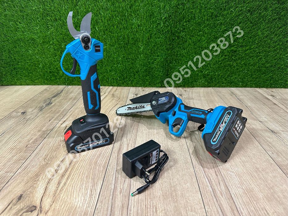 Набор садовый 2/1 Makita Мини пилка BCS36V + Секатор DMT50BL 36V 6Ah