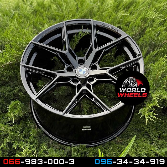 Диски R20 5x120 BMW X5 X6 E53 E70 F15 E71 F16 VOSSEN разноширокие черные ковка