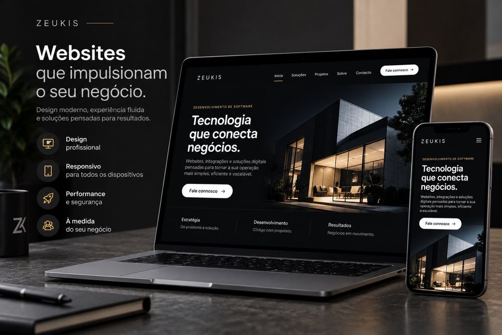 Criação de Websites Profissionais - ZEUKIS