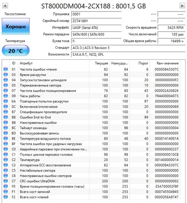 Внешний Seagate hdd 8tb