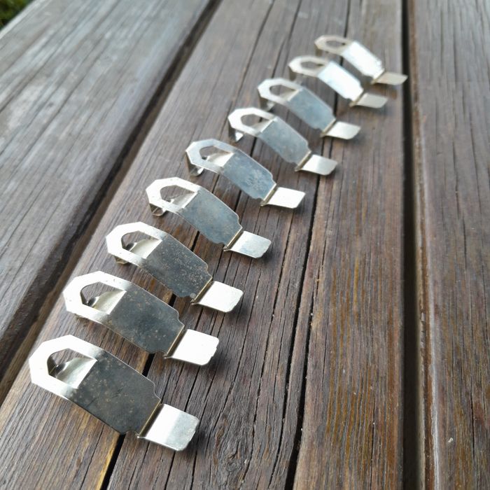 Spinki klipsy uchwyty do antyramy szyby obrazu