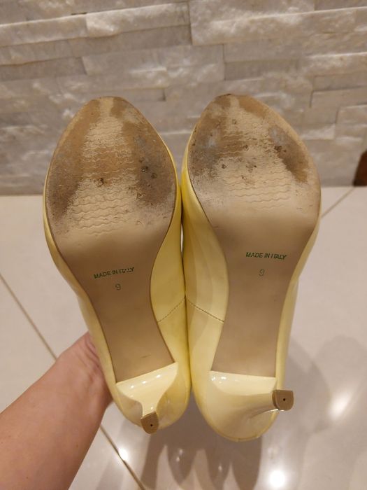 ŚLUB, WESELE szpilki, PRIMA MODA, buty, sandały, skóra, roz. 39
