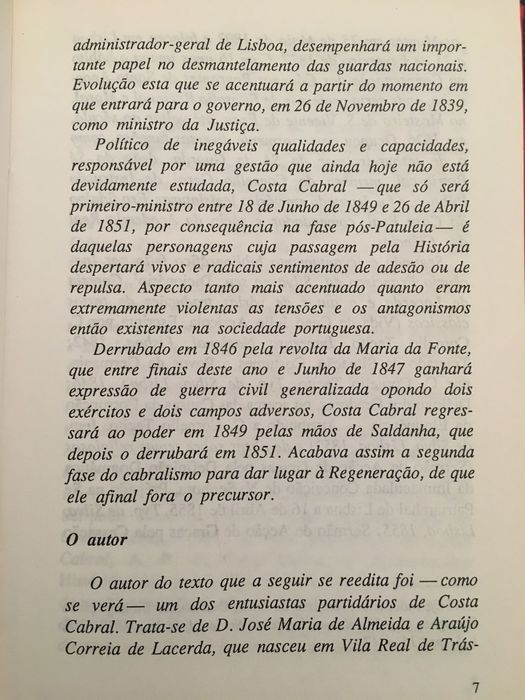 Gomes Freire/ Revolução de 1820 / Memória de 1842