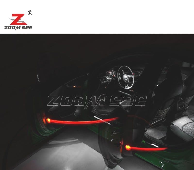 KIT COMPLETO DE 18 LÂMPADAS LED INTERIOR AUDI A7 S7 RS7 C7 QUATTRO 2011-2017