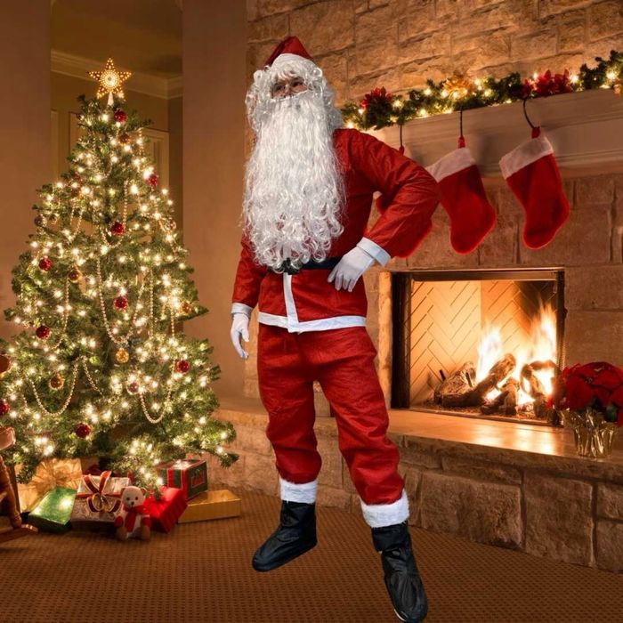 Strój św . Mikołaja MEGA broda