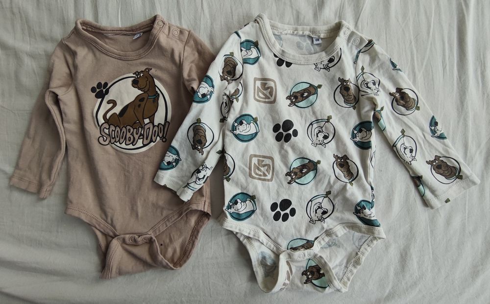 Body niemowlęce Scooby-Doo rozmiar 68 - 2 szt