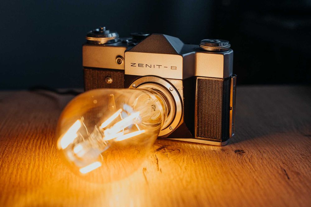 Lampka z aparatu Zenit LOFT RETRO VINTAGE