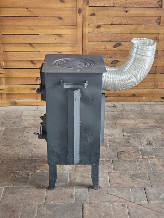 Koza piec wolnostojący stalowy | sprawny
