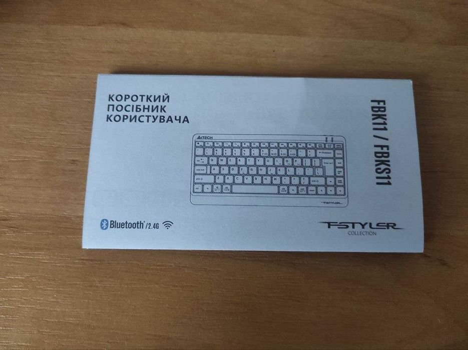 Клавіатура бездротова A4tech FBK11 White