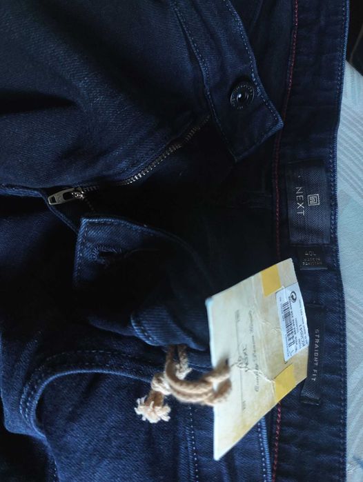 Джинсы Next jeans United Kingdom w40 stretch dark blue.