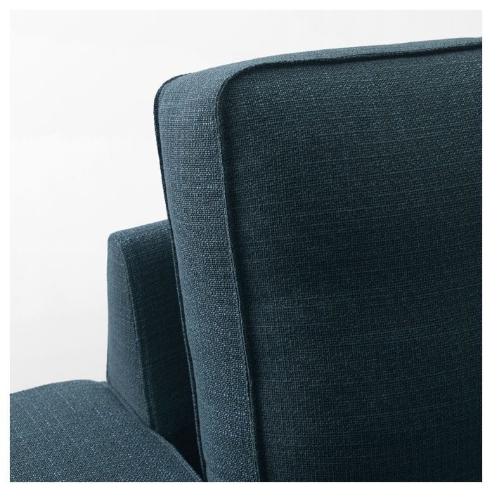 KIVIK pokrycie sofy 3-os. z szezlongiem, Hillared granatowy