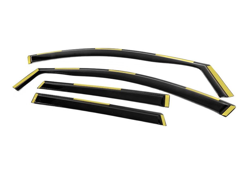 Nissan Qashqai 2014-2021 рр. Вітровики вставні Niken Luxury (4 шт)