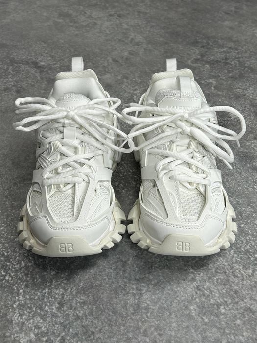 Balenciaga Track 2.0 full white кросівки кроссовки фулл білі траки баленсіага 44 43 42 41