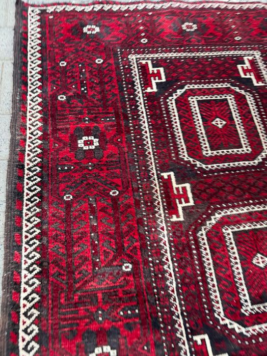 Dywan afgański Beluch ręcznie tkany 180x100 wełniany vintage