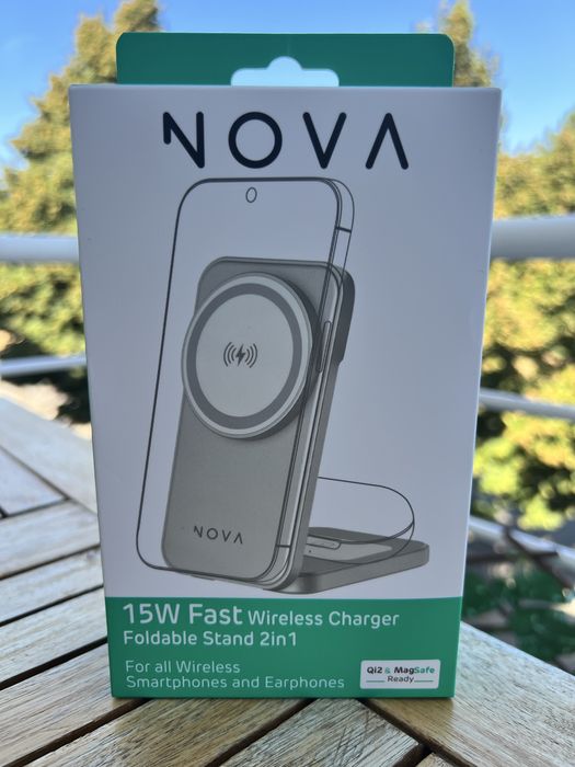 Carregador rápido wireless 15W novo