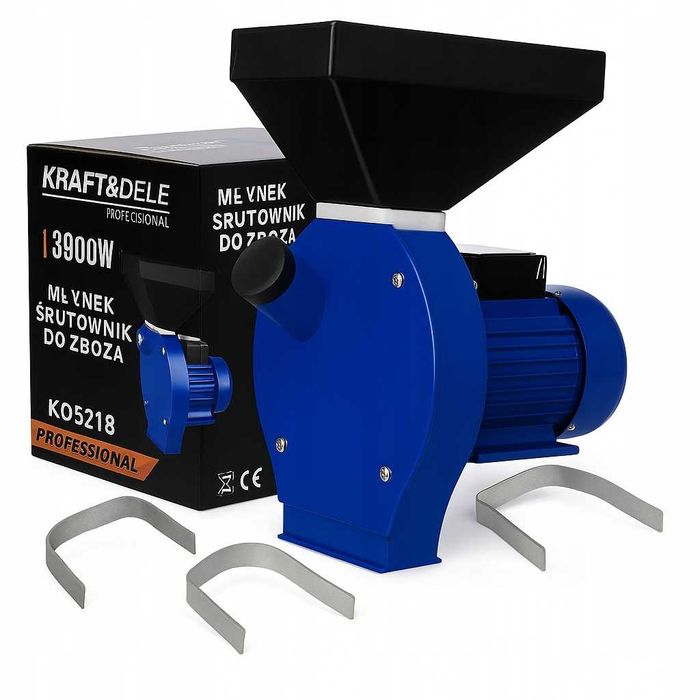Młynek Śrutownik Do Zboża Pasz 3,9 kW Sita Rozdrabniacz Sklep