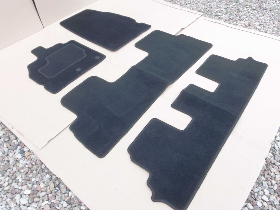 Dywaniki Welurowe RENAULT GRAND SCENIC 3 III Dopasowane 7 Osobowy