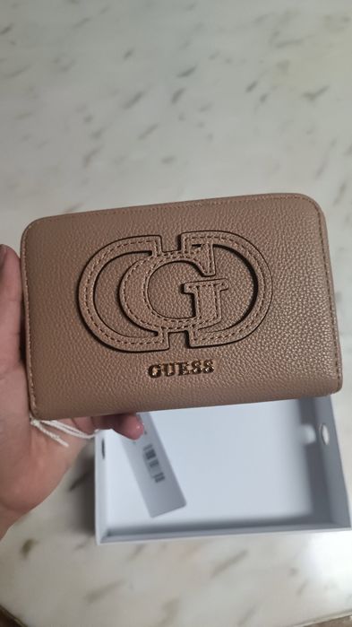 Carteira Guess bege Isola SLG