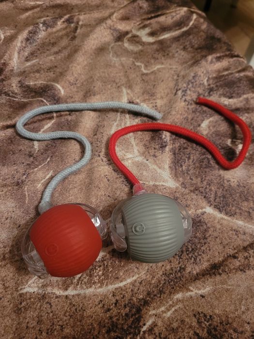 Dwie interaktywne piłeczki dla zwierzaka