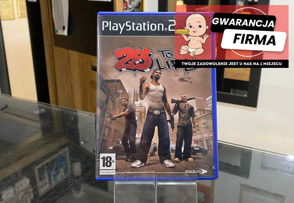 Gra PS2 25 To Life UNIKAT