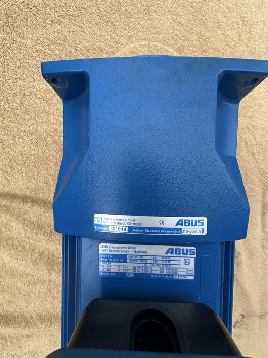 Silnik dwubiegunowy/suwnicy Abus 2017r