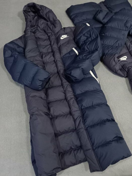 Nike довгий зимовий пуховик