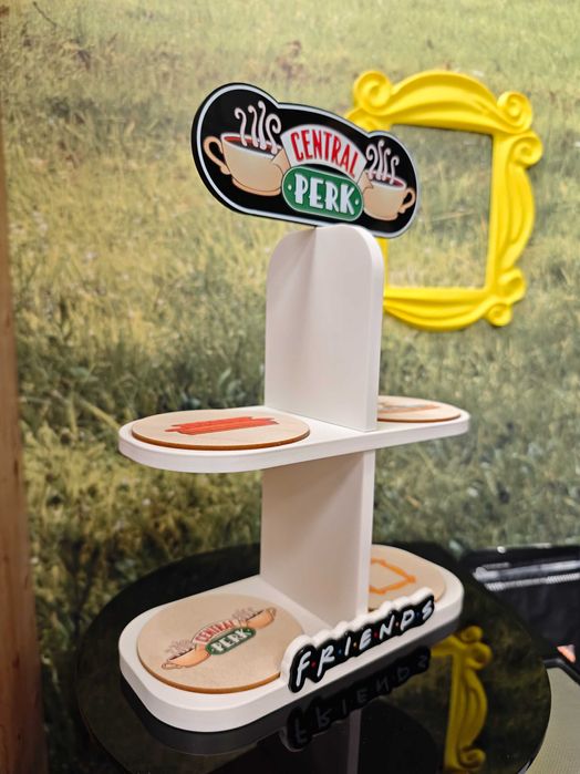 Stojak na kubki Friends Central Perk prezent dla fana 280 mm