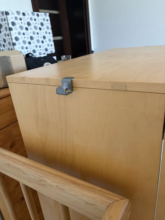 Szafka biurowa galant ikea wolnostojaca bekant