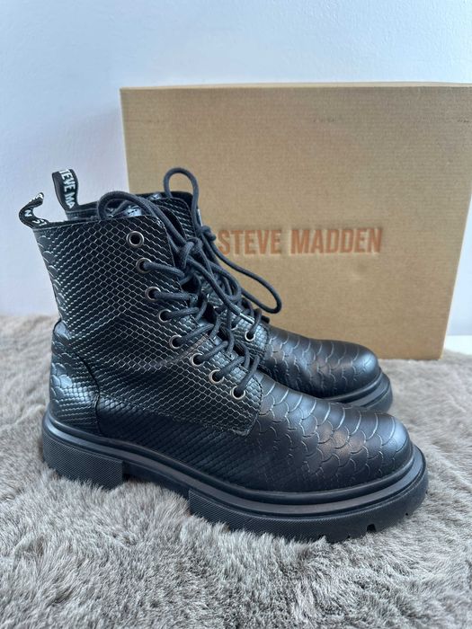 Buty damskie czarne botki steve madden romijn 39