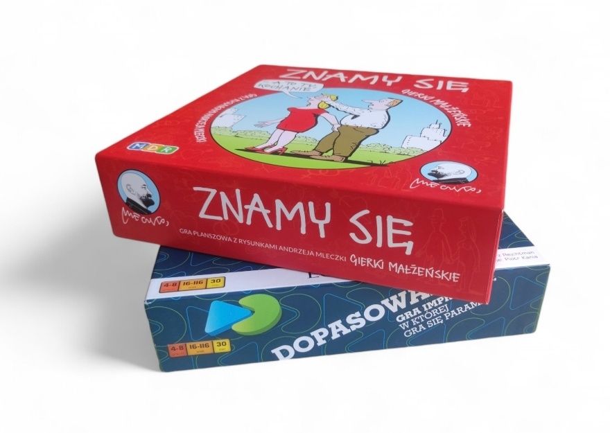 Znamy się Dopasowani zestaw gier gry planszowe