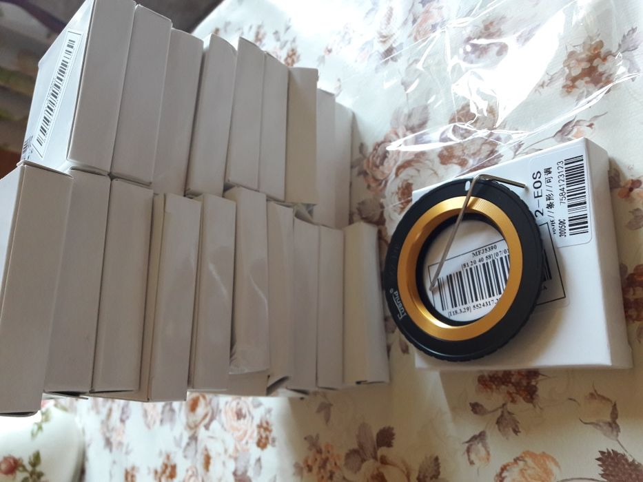 Переходник М42 (M42)-Canon c чипом (одуванчиком) беспл. дост. до 31.07