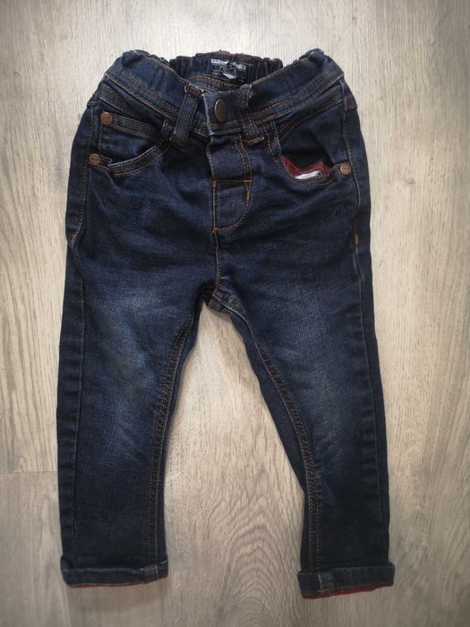Next- swietne jeansy-  12-18 m-cy jak nowe