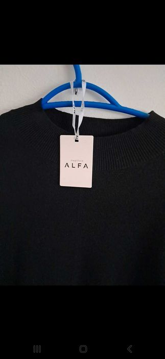 Vestido de malha Moda Alfa