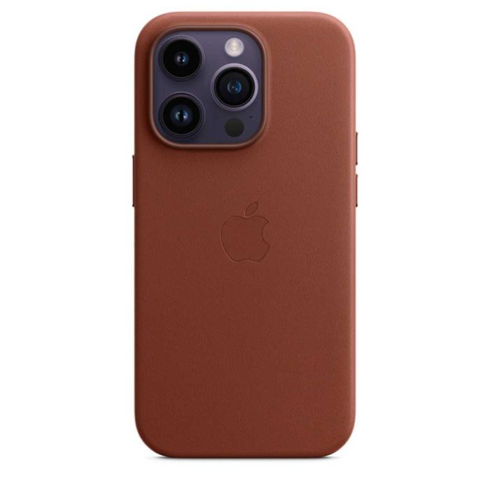 Кожаный чехол Apple iPhone 14 Pro Leather Оригинал бу