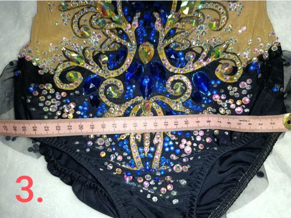 Strój startowy 140-150 gimnastyka artystyczna