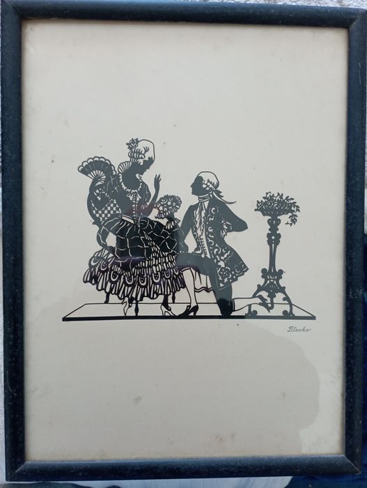 Arte em silhueta Scherenschnitte