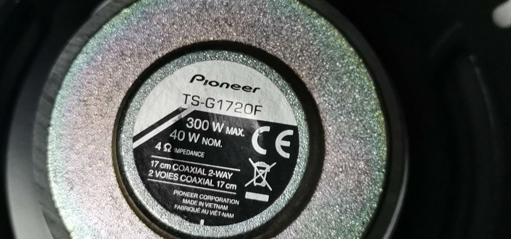Par de colunas auto, Pionner como novas.