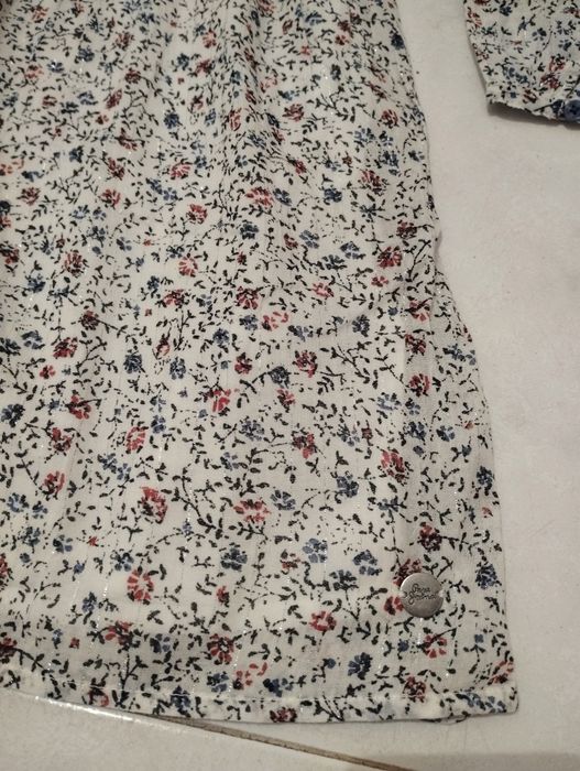 Vestido Florido Pepe Jeans Novo - 10 anos