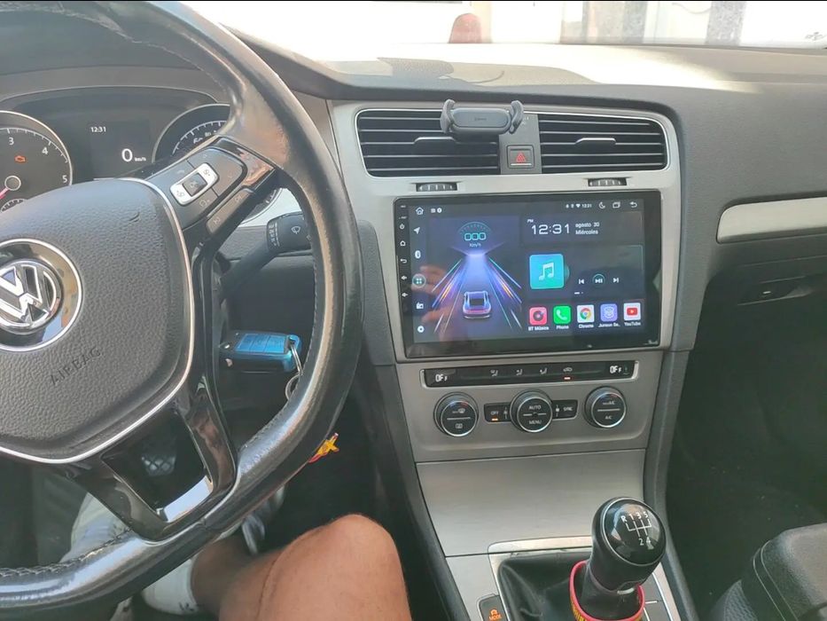 Rádio VW Golf 7 Android 14 com GPS (Novo)