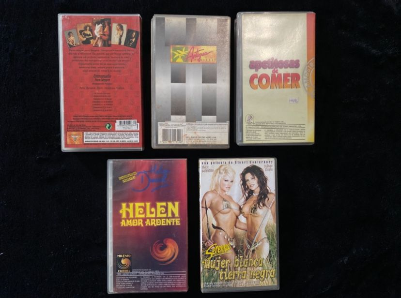 Lote 5 VHS Adultos Clássicos Anos 90/2000