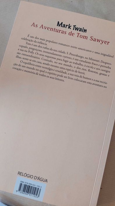 Livro: As Aventuras de Tom Sawyer - Relógio d'Água