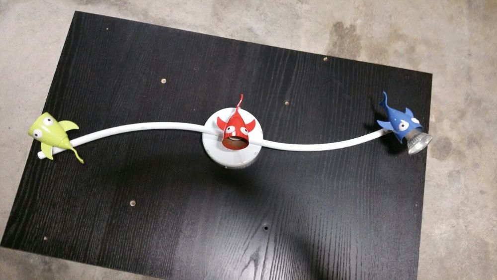 Candeeiro de teto - 3 Focos (70 Cms)