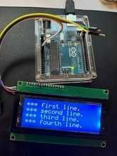 Модуль адаптера послідовного інтерфейсу для Arduino LCD2004+I2C LCD I