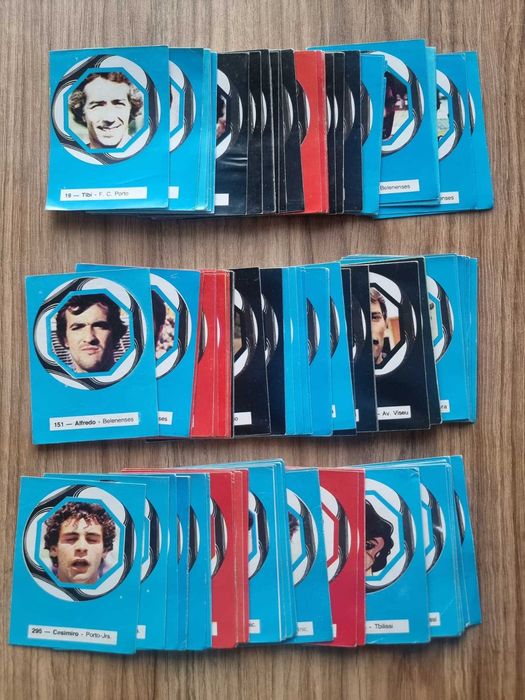 Cromos da colecção "Campeões de Futebol 81/82"